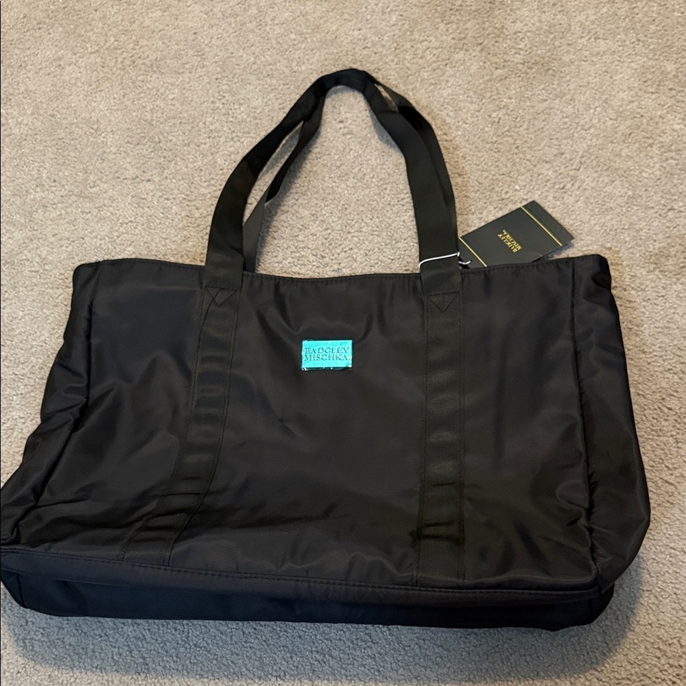 Badgley Mischka Black Tote Bag